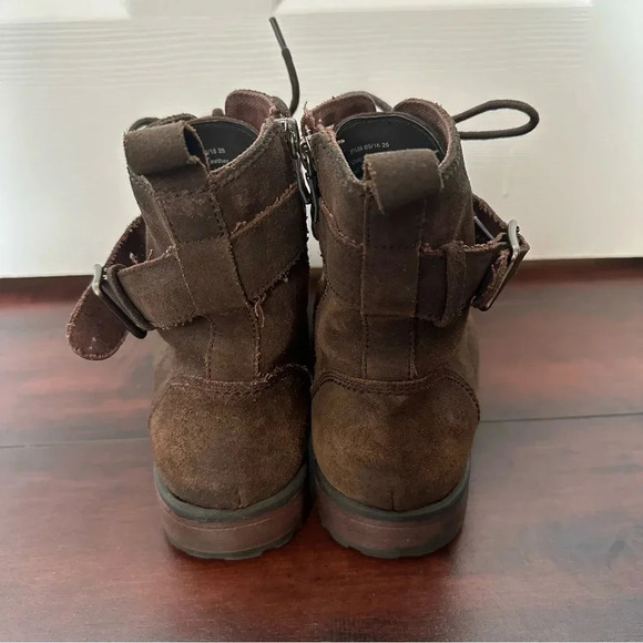 Size 7.5 Mens Banana  Republic Leather Layton Buckle Boot - Picture 5 of 8